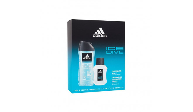 Adidas Ice Dive Eau de Toilette (50ml) (Edt 50 ml + Shower Gel 250 ml)