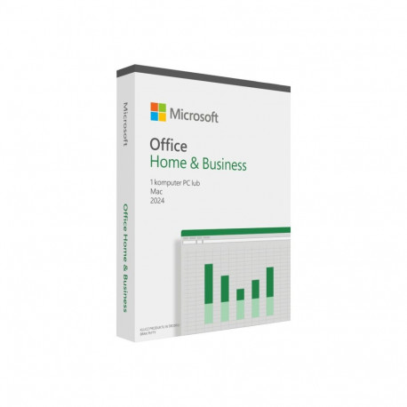Microsoft® Office Home and Business 2024 Poola EuroZone 1 litsents ilma andmekandjata, poola