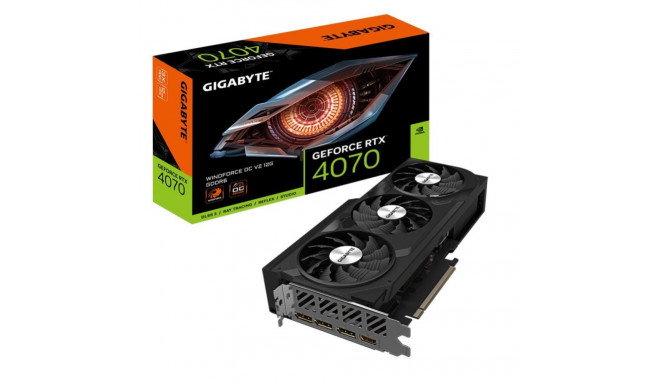 Gigabyte Graphics Card||NVIDIA GeForce RTX 4070|20 GB|GDDR6|192 bit|PCIE 4.0 16x|Triple slot Fansink