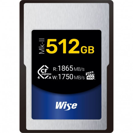 Wise CFexpress 4.0 Type A Mk-II 512GB WI-CFX4-A512M2 - Карты памяти - Photopoint