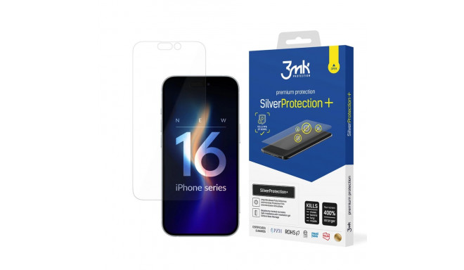 Antibacterial protective film 3mk SilverProtection+ for Apple iPhone 16 Pro Max