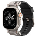 Spigen Durapro Armor PU Strap for Apple Watch 4/5/6/7/8/9/SE/Ultra 1/2 (42 / 44 / 45 / 49 mm) - Blac