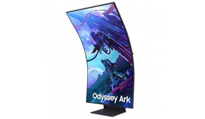 LCD Monitor|SAMSUNG|55"|Gaming/Curved|Panel VA|3840x2160|16:9|165Hz|Matte|1 ms|Speakers|Pivot|Height