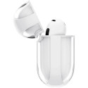 Airpods laadimiskarbiümbris Spigen AirPods 4 Ultra hybrid, valge/läbipaistev