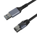 Internet cable CAT6 UTP, USB3.0 Type-A - RJ45, 1m