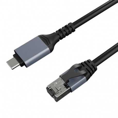 Internet cable CAT6 UTP, USB Type-C - RJ45, 5m