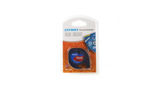 Markeerimislint Dymo LetraTag 12mmx4m punane plast (10 tk)