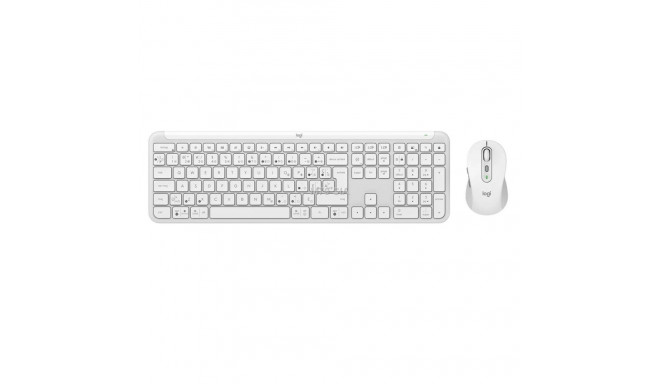 Logitech MK950 Signature Slim Keyboard and Mouse, White