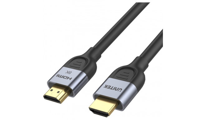 Unitek HDMI 2.1 kaabel 8K 60Hz, must, 5m
