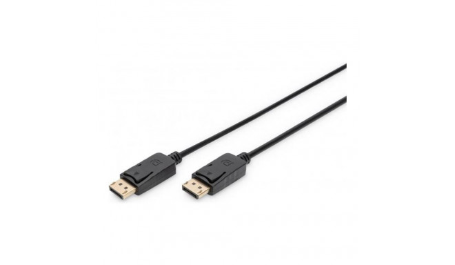 Digitus | DisplayPort ühenduskaabel | Must | DP isane | DP isane | DP-st DP-sse | 1 m