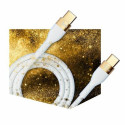 3MK HyperSilicone Cable USB-C/USB-C cable 2m 100W White/White