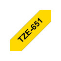 Brother tape TZE-651 (black on yellow)