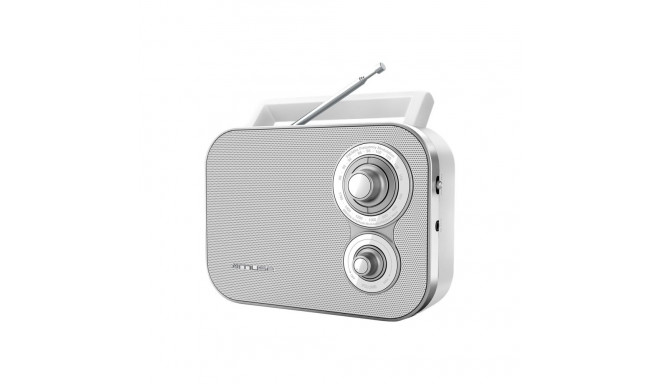 Muse | Portable Radio | M-051RW | AUX in | White