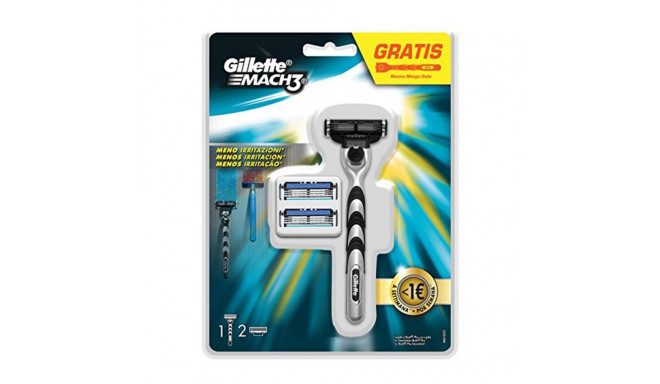 GILLETTE MACH3 PACK 3 CUCHILLAS + MANGO GRATIS