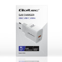 GaN 20W charger,5V 20V 1.5A 3A,1xUSB C PD,1xUS