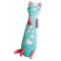 Mascot Momomi Glow in the dark cat dark turquoise 60 cm