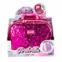 Make up suitcase Girabrilla pink and silver