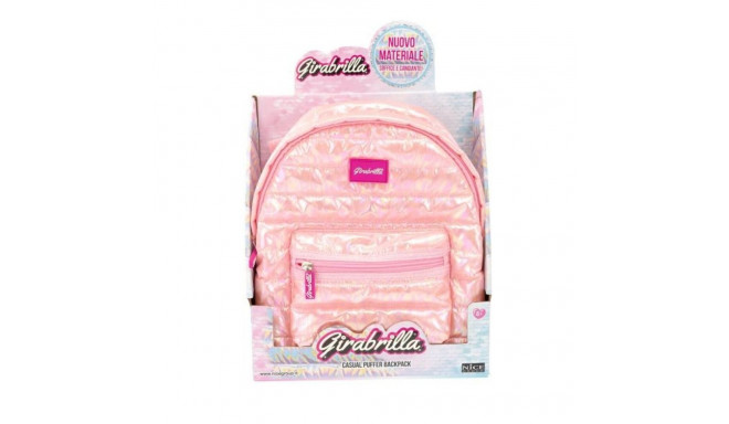 Backpack Girabrilla Light pink 22 cm