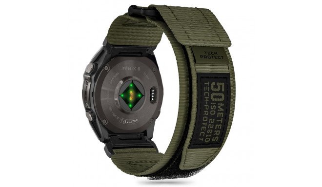 TECH-PROTECT SCOUT PRO GARMIN FENIX 5 / 6 / 6 PRO / 7 / 8 (47 MM) / E MILITARY GREEN