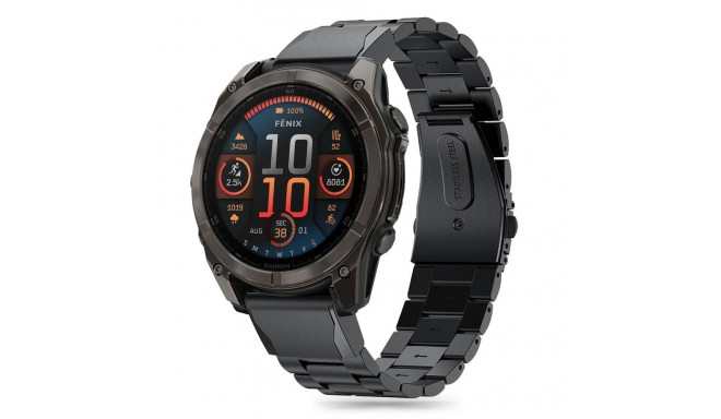 TECH-PROTECT STAINLESS GARMIN FENIX 5 / 6 / 6 PRO / 7 / 8 (47 MM) / E BLACK