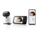 Motorola PIP1610 HD CONNECT 5.0" Wi-Fi HD Motorized Video Baby Monitor, White/Black | Motorola | Wi-