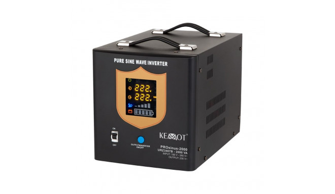Uninterruptible power supply KEMOT PROsinus-2000 converter with pure sine wave and charging function