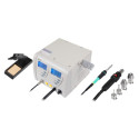 SMD Soldering Station (Hot Air + Flask Soldering Iron)