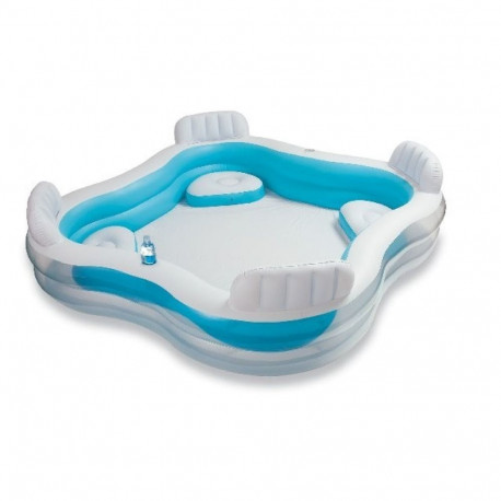Intex 56475 maapealne täispuhutav bassein ristkülikukujuline 990 l sinine valge