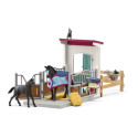 Schleich 42611 Horse Club Horse Pen with Mare and Foal