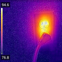 FLIR C3-X​ thermal imaging camera Black 1800 mAh Vanadium Oxide Uncooled Focal Plane Arrays Built-in