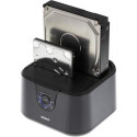 Deltaco MAP-GD35U3 storage drive docking station USB 3.2 Gen 1 (3.1 Gen 1) Type-A Black