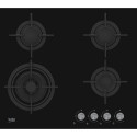 Beko HILW64222S hob Black Built-in Gas 4 zone(s)