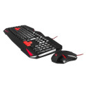 Mars Gaming MCP1 keyboard Mouse included Black, Red