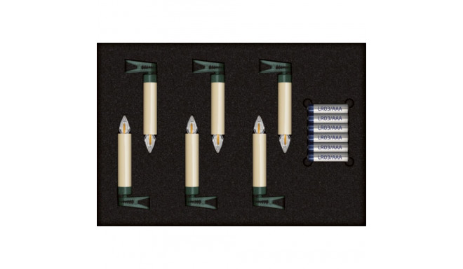 Krinner Superlight Bavaria Mini Flame 6 tk komplekt elevandiluu