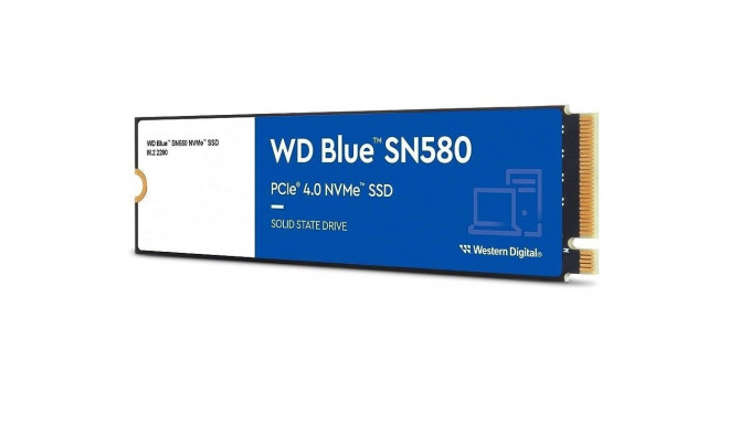 SSD|WESTERN DIGITAL|Blue SN580|250GB|M.2|PCIe Gen4|NVMe|TLC|Write speed 2000 MBytes/sec|Read speed 4