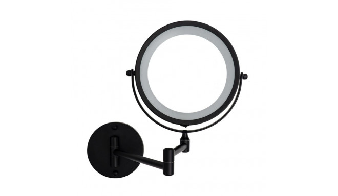 WALL MAKE-UP MIRROR MARY M BLACK W/ LED