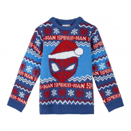 Unisex Jumper Spider-Man Blue - 4 Years