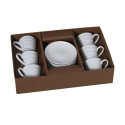 6 Piece Coffee Cup Set Alexandra House Living Porcelain 90 ml