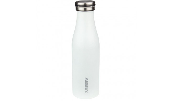 Thermo drinking bottle ABBEY 21WZ WIT 450ml White/Silver