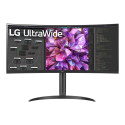 LG | Curved Monitor | 34WQ75C-B | 34 " | IPS | QHD | 21:9 | 60 Hz | 5 ms | 3440 x 1440 | 300 cd/m² |