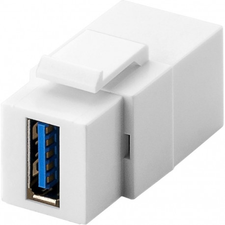 Keystone Module 2x USB3.0 female, 18.9 mm width