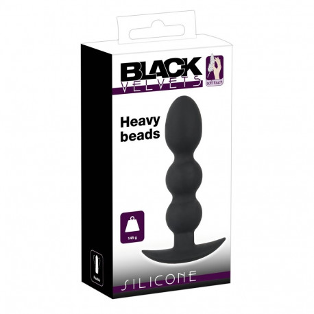 Black Velvets silikoonist anaalhelmed 13,3cm