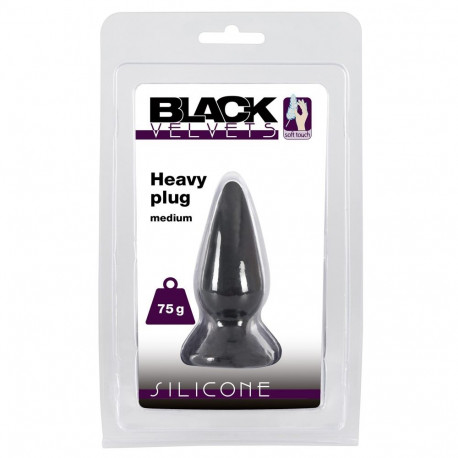 Black Velvets anaalplug silikoonist 8,9cm