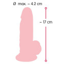 Dildo z przyssawką 17 cm Nature Skin