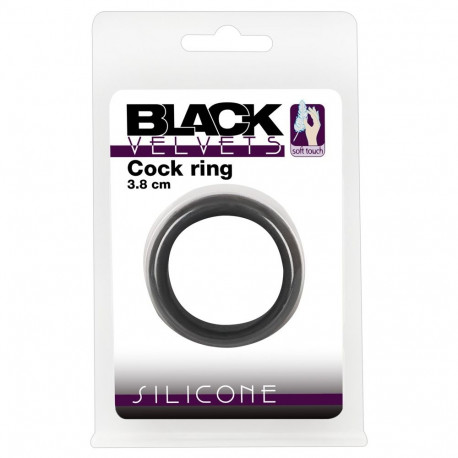 Black Velvets silikoonist peeniserõngas 3,8cm