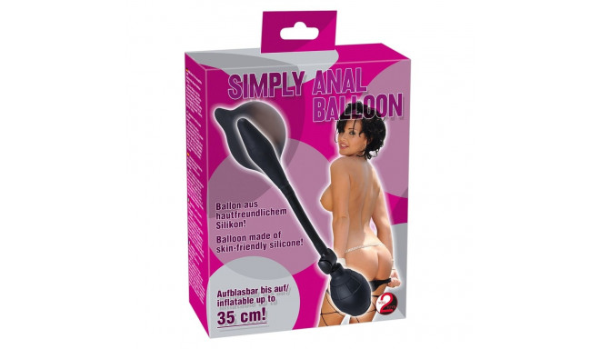 Balonik analny silikonowy pompowany Simply Anal Balloon 8,5 cm