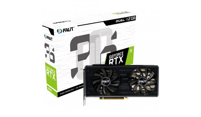 Graphics card GeForce RTX 3060 Dual 12GB GDDR6 192bit 3DP/HDMI