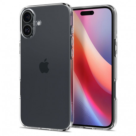 Kaitseümbris Liquid Crystal, Apple iPhone 16, läbipaistev, Spigen
