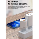 Jellico C44 Mini PD 30W QC 3.0 Nutikas Adaptivne Kiirlaadija 1x USB-C (5-20V) / USB 3A Valge