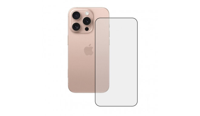 Fusion full glue 5D karastatud klaas kaetud raamiga Apple iPhone 16 Plus must